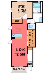 古河駅 バス19分  けやき平公園前下車：停歩8分 1階の物件間取画像